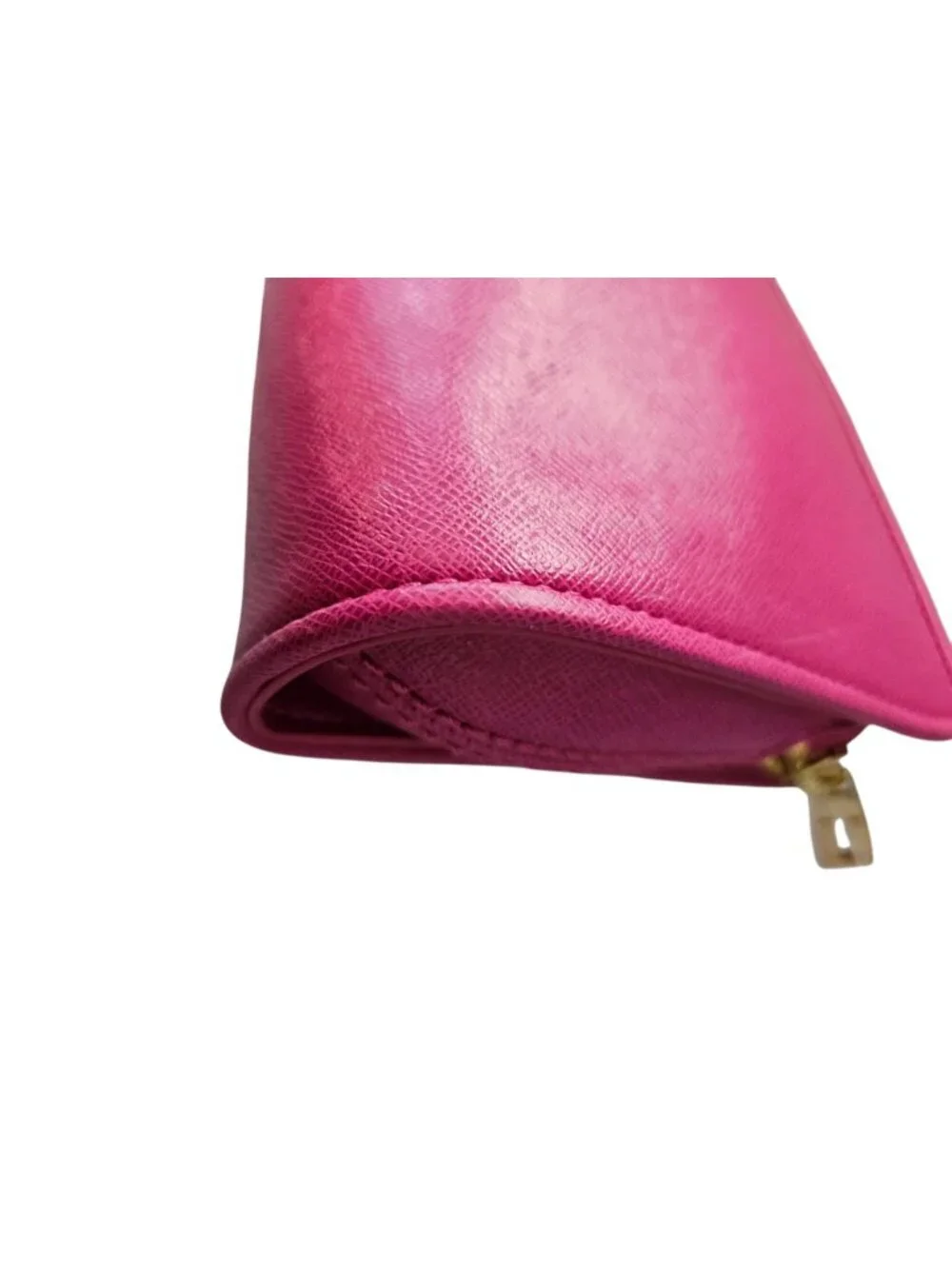 Isaac Mizrahi The Valerie Collection Fushia/Pink Zip Around Clutch